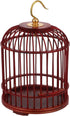 PRETYZOOM Vintage Pet Cage, Garden Insert Shelter, Hanging Cage for Hamster Habitat, Wooden Metal Container
