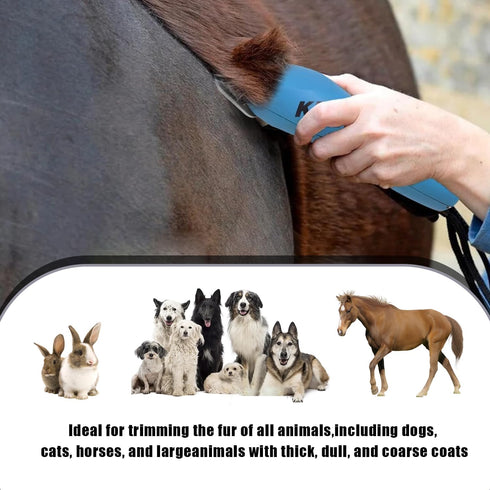 Wide Blades for Dog Grooming Compatible with Andis, Oster A5, Wahl KM10 Clippers, Stainless Steel Blades for Animals