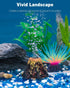 Uniclife Aquarium Volcano Ornament Kit, Fish Tank Decoration Mini Resin Volcanic Decor for Fish Tank Landscape Realistic Mountain with Air Stone Bubbler Airline Tubing Accessories for Oxygenation by Uniclife