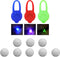 Avando Dog Collar Light, Waterproof Silicon LED Dog Lights for Night Walking, Safety Lights for Dog and Cat, Batteries
