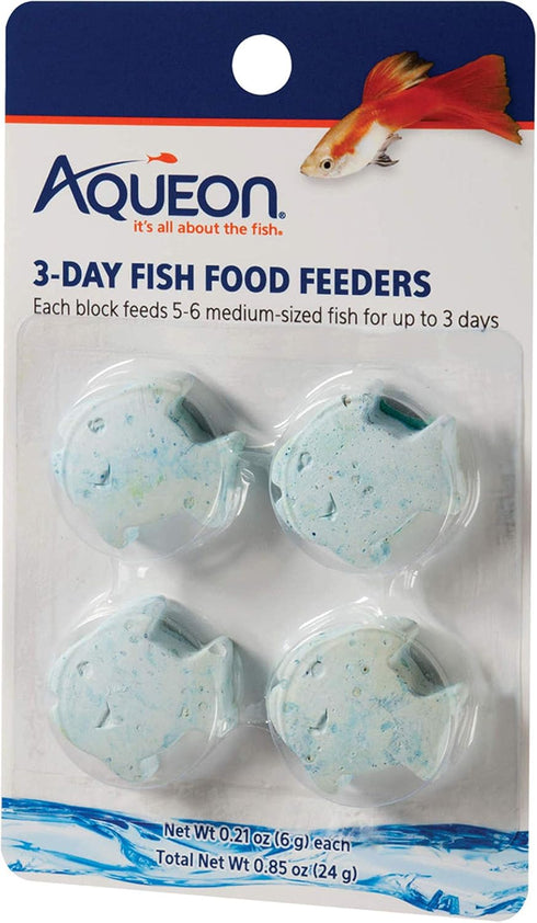Aqueon Vacation Feeders, 3 Day - 4 Pack