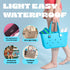 14L Comfy Flow Pool Bag for Women, Waterproof EVA Open Tote, Swim Sauna Gym Beach Bag, Wipe-Clean Self-Standing, (Baby