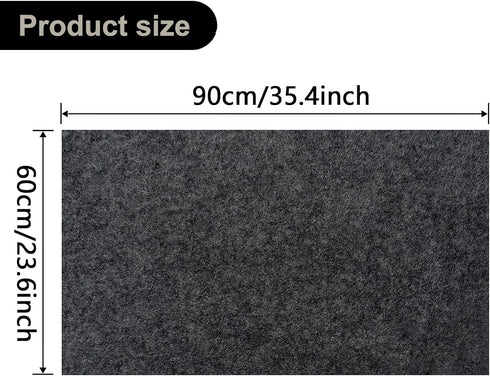 24x35 Inch Dog Crate Mat, Non-Slip Waterproof Dog Playpen Mat, Washable Kennel Mat, Absorbent Under Pet Cage Mat