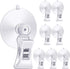 Jetec 8 Pieces Fish Seaweed Clip, Plant Suction Cup with Clip Feed Holder for Aquarium Fish Tank Accessories