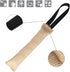 Dingo Gear Tug Toy for Dog Training, Jute Bumper with One Handle, Dog Bite Pillow for Aggressive Chewers