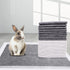 Pads,100 Chinchillas PINVNBY Rabbit Pee Pieces Disposable Cage Liners Black Carbon Super Absorbent Odor-Control,Bunny