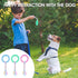 Puppy Teething Toys with Cotton Ropes, 3 Pcs Rubber Small Dog Chew Toy Rings Aggressive Chew Toys for Dogs Oral Teeth Soothe Itching Puppy Chew Toys Interactive Pet Toys for Small/Medium Dogs