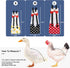 QBLEEV Pet Cole Duck Diapers for Baby Ducks, Chicken Diapers for Real Hens, Fashionable Duckling Nappy Poultry Cloth