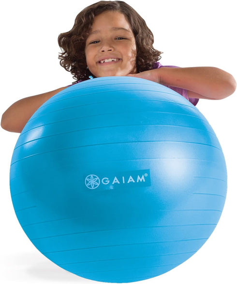 Gaiam Kids Balance Ball - Exercise Stability Yoga Ball, Kids Alternative Flexible Seating for Active Children in Home or Classroom (Satisfaction Guarantee), 45cm by Gaiam Kids
