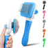 Dog & Cat Brush: Self Cleaning Slicker Brush for Pets, Upgraded Dog Brush for Shedding, Massaging, Grooming