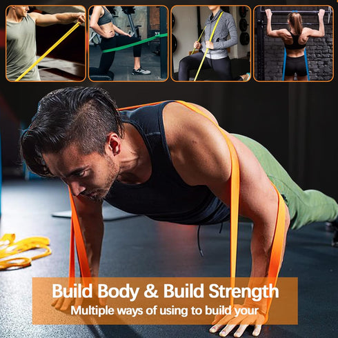 Resistance Bands Set, Pull Up Assist Bands for Mobility, Powerlifting Exercise Bands for Home Workouts