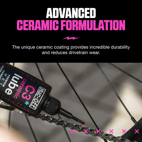 C3 Muc-Off Ceramic Wet Bike Chain Lube