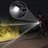 Vintage Bike Headlight, Bicycle Front Light for Night Riding, Lightweight LED Bike Light with Visor and Mounting