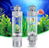 Aluminum Alloy in-line CO2 Bubble Counter with Check Valve for Aquarium Aquaculture Plant