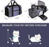 BAGLHER Cat Carrier Bag, Airline Approved Soft-Sided Pet Travel with 5 Open Doors, Expandable Foldable Dog Carrier