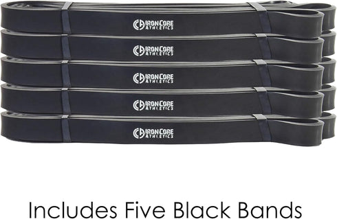 Pull-Up Assistance Bands - Thick Long Loop Resistance Bands 10-120 lbs for Men & Women, Ideal for Home & Gym Workouts