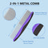 Extra Long Pin Slicker Brush for Dogs, Large Size, 5-in-1 Dog Grooming Brush for Removing Loose Fur and Tangles,
