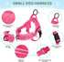 Lukovee No Pull Dog Harness and Leash Set, Soft Padded Small Dog Harness with Neck & Chest Adjustable Reflective Vest