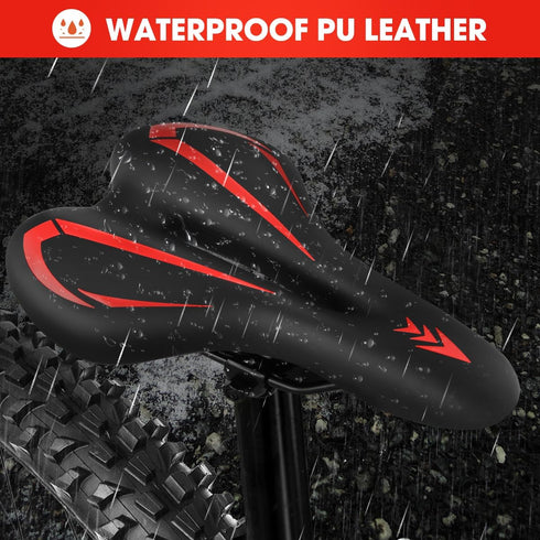 MSDADA Road Bike Seat Mountain Bike Saddle - Soft Cushion Padded Gel Bicycle Seats for Comfort Men Women - Comfortable