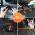 Giomoc Hammock 4 Dog Car Seat Cover for Back Seat, Waterproof Seat Protector Scratchproof Pet with Bags Side Flaps