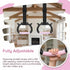 GDLPZM Gymnastics Rings, Children's Home Gym Equipment, Children's Adjustable Strap Strength Training Rings, Pulling