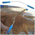 Dual-Sided Dog Shedding Blade for Grooming Thick Coats, Stainless Steel Brush for Short and Long Hair Dogs