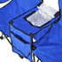 2 Flexzion Double Folding Beach Chair with Umbrella Table Cooler and Bag, Portable Compact Folding Chair, Person