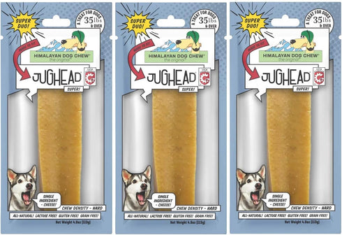 3 Pack Jughead Insert Dog Chew Treats, Super, for Use with Jughead Toys