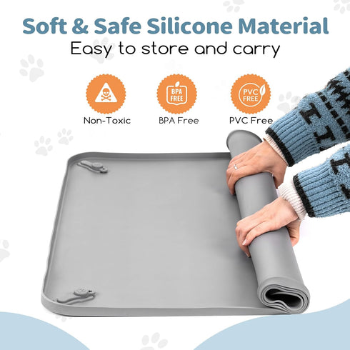 Greatbond Dogs,25 36 Inch Pee Pad Holder for x Dog Potty Tray with Silicone Clips Dog Puppy Pad Tray,Non-Slip