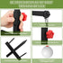 Poen 1 Set Golf Swing Trainer with 3 Height Indoor Practice Simulator Accessories for Golf Swing Training