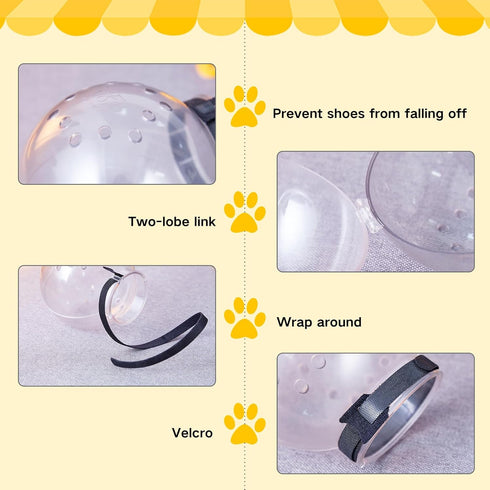 Cat Muzzle and Boots, Adjustable Helmet for Grooming, Breathable Hood Face Mask for Shaving Head Bubble Cover, Anti