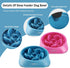 2Pcs Slow Feeder Dog Bowls for Large Breeds, Puzzle Dog Food Bowls to Slow Down Eating