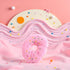 Jowxsx Pink Donut Shape Dog Toys,Plush Pet Toy Sprinkled Donut Dog Chew Toy,No Stuffing Squeaky Plush Toy, Animal Play