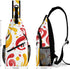 Generic Backpack 38x20cm Ketchups Mustards Fireworks Splashes Swirls Crossbody Sling Bags Travel Chest Bag Casual