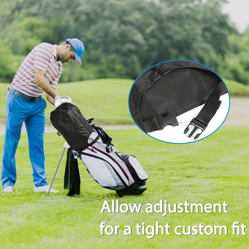 Waterproof Golf Bag Rain Cover for Men and Women, Fits Stand Bags & Carry Cart