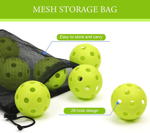Bac-kitchen 16 Pack Plastic Baseballs - Hollow Softballs for Lightweight Batting Practice - Indoor/Outdoor Training