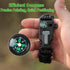 Survival Bracelets for Men - Paracord Tactical 5-in-1 Camping Gear Kit with 12-ft Detachable Parachute Rope, Fire