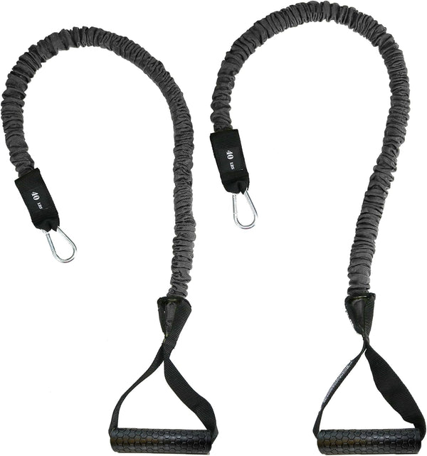 Resistance Cords - Cross Anchored Shoulder Exercise Bands, One Pair for Dynamic Warmups and Rehab