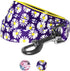 Blueberry Pet 2 Pattern Loving Daisy Prints Dog Leash - Soft Comfortable Handle, 5 ft x 5/8", for Small Dogs
