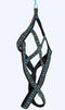 X-Back Style Weight Pulling Sledding Dog Harness, Black/Blue, XLarge, 22.5" Neck Circumference
