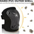 SKT HP Protective Gear Set for Adults: Knee Pads, Elbow Pads & Wrist Guards for Inline Skating, Biking, Skateboarding