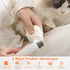 Lyjinbc Trimmer 2-Speed Dog Nail Grinders, Electric Rechargeable Pet Nail Low Noise with LED Light Mode for Large