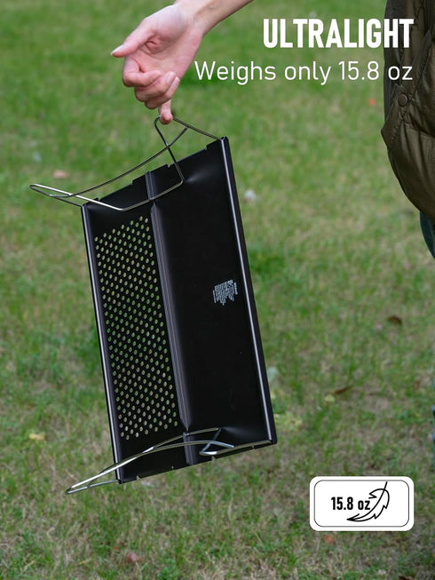 Backpacking WildCall Mini Solo Folding Table Ultralight Compact with Carry Bag for Camping Hiking Beach