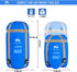 Warm Weather Sleeping Bag - Portable Waterproof Lightweight for Kids, Teens, Adults Camping
