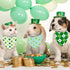 36Pcs, 18 18 27 Whaline St. Patrick's Day Dog Bandana Triangle Pet Scarf Adjustable Puppy Neckerchief Green Shamrock
