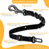 Famstar 1 Pack 360 Dog Seat Belt Retractable Dog Car Harness Adjustable Elastic Bungee Buffer Heavy Duty & Durable