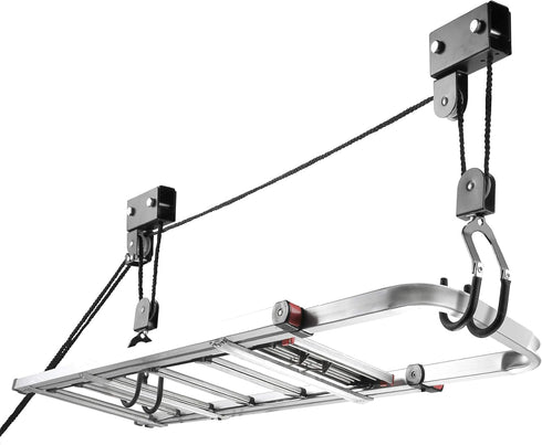 Kayak Hoist Overhead Garage Storage Pulley System, 125lb Capacity for Kayak, Canoe, or Bicycle by Bike Lane