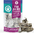Single Ingredient Cod Fish Skins Dog Training Treats - All-Natural Savory Fish-Skin Flats for Coat and Oral Health
