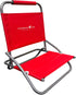 Caribbean Joe Folding Beach Chair, 1 Position Lightweight and Portable Foldable Outdoor