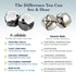 Dog Door Bells for Potty Training, Handcrafted in USA with Loud, Paw-Safe Bells, Quick & Easy Puppy Training, Black